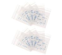 WOFASHPURET Bolsas Pequeñas para Pastillas 100 Unidades Tamaño 5x7 Cm Sellado Hermético y Superficie para Escribir, Material Plástico Resistente, Organizador Portátil para Medicinas y Viajes,