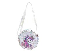 WOFASHPURET Bolso Bandolera Niñas Diseño De Unicornio Colorido y Brillante Mochila De Cambio para Niño Niña para Almacenamiento Diario