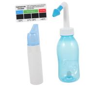 WOFASHPURET Botella De Lavado Nasal Para Portátil Con Diseño Compacto y Seguro Para Bebés Irrigador Nasal Con Accesorios Incluidos Termómetro