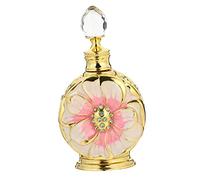 WOFASHPURET Botella De Vidrio Para Aceites Esenciales, 12 Ml, Rosa, a Prueba De Fugas, Recipiente Para Perfume, Uso Aromaterapia y Viajes