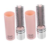 WOFASHPURET Cepillo Redondo Portátil Rizar Cabello 2 Piezas Cepillo Secador Antiestático para Mujeres Peinar Cabello Rizado Accesorios de
