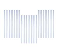 WOFASHPURET Clips de Encuadernación de Plástico Transparentes A4, Barras de Tracción Deslizantes 310mm X 10mm, 40 Piezas para Organización de Documentos y Carpetas de Proyectos Escolares