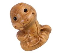 WOFASHPURET Colgante de Madera de Serpiente 3x2 Cm para Llavero Diy, Amuleto del Zodiaco 2025, Accesorio Artesanal para Collares y Decoración, Figura Coleccionable Pequeña para Manualidades