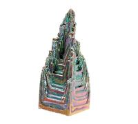 WOFASHPURET Cristal De Bismuto Mineral De Espécimen De Cristal Para Decoración De Mesas Adorno De Irregular Para Colección De Minerales