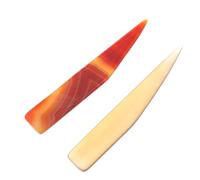 WOFASHPURET Cuchillo Bruñidor de Ágata para Pulir Joyas de Oro y Plata, Herramienta Manual Ligera y Fácil de Almacenar para Mantenimiento y Pulido Profesional Color Aleatorio