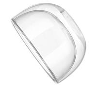 WOFASHPURET Cuenco de Cristal Transparente de Vidrio Resistente al Calor, Tazón para Ensaladas y Postres, Doble Capa de Vidrio Borosilicato, Adecuado para Buffet y Uso en Cocina Doméstica