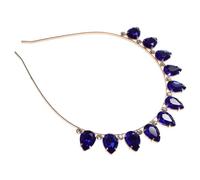 WOFASHPURET Diadema De Novia Cristalina Para Mujeres Tocado Elegante Diseño De De Agua Accesorio Para Fiesta y Boda Headband y Versátil Para Ocasiones