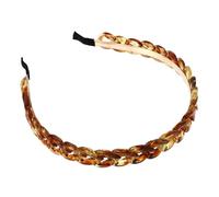 WOFASHPURET Diadema Retro Pelo De Acrílico Ámbar Cómoda y Ligera Para Mujer y Niña Uso Diario y Fiestas