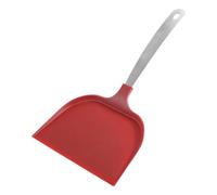 WOFASHPURET Espátula Práctica para Pasteles y Pizza Mango de Acero Inoxidable, Pala Ancha de Nylon Roja, Accesorio de Cocina Multifunción para Horno Doméstico y Repostería