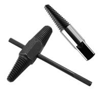 WOFASHPURET Extractor de Tornillos de Agua Doble Cabeza 1/2 Pulgada, Kit Extractor de Pernos Roto Metálico Resistente para Fontanería, Herramienta Manual para Sacar Tornillos Oxidados