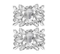 WOFASHPURET Hebilla De Zapato Gemas De Imitación Para Novia Clip Decorativo Para Zapatos De Tacón Adorno Para Graduación y