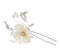 WOFASHPURET Horquilla de Cristal Flor para Novias Accesorio de Pin para Ocasiones Especiales y Fiestas