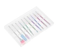 WOFASHPURET Juego de 10 de Pulir Uñas Accesorios para Manicura Herramientas para Uñas Cabezal de Esmerilado Doméstico y Profesional