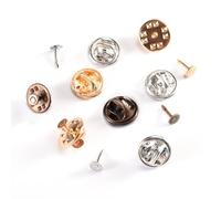 WOFASHPURET Juego de 150 Pasadores de Embrague de Cobre Puro para Broches de Solapa, Accesorios para Tachuelas Multicolor, Ideales para Manualidades y Fabricación de Joyas DIY Color Aleatorio