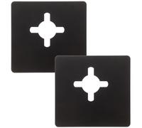 WOFASHPURET Kit de Refuerzo para Puerta Placa de Cubierta del Cerrojo y Soporte de Acero Inoxidable, 2 Piezas para Reparación de Cerraduras en Puertas Residenciales y Oficinas