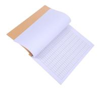 WOFASHPURET Libro de Registro de Inventario Vertical sin Relleno, Cuaderno de Contabilidad para Seguimiento de Entradas y Salidas, 100 Páginas para Control Financiero y Gestión Empresarial,