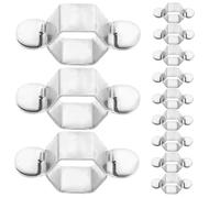 WOFASHPURET Llave Desmontable para Mangueras 1/2 Multifuncional para Fontanería, Agarre Hexagonal Hueco, Material Protector Suave para Tuberías y Grifos, Set de 20 Piezas, Herramienta