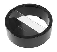 WOFASHPURET Maceta Colgante de Pared Redonda Negra Mediana, Porta Flores Decorativa sin Agujeros, Macetero Creativo para Interior, Oficina y Decoración del Hogar