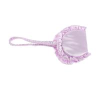 WOFASHPURET Máscara de Encaje Ojos Antifaz para Dormir Bonito Cómodo Antifaz para Dormir de Noche Viaje para Niñas y Mujeres de Seda Artificial