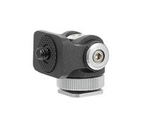 WOFASHPURET Mini Cabezal de Bola Ajustable para Cámara DSLR y Flash, Soporte de Trípode de Aluminio Portátil, Adaptador de Zapata para Fotografía y Vídeo en Exteriores, Compatible Luces