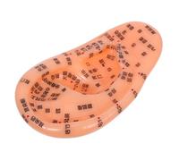 WOFASHPURET Modelo De Reflexología Auricular Anotaciones Chinas Simulación De Puntos De Acupuntura Para Entrenamiento y Aprendizaje Masaje Oídos