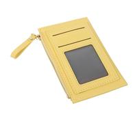 WOFASHPURET Monedero De para Mujeres Cartera y Multifuncional para Monedas Tarjetas y Billetes Diseño y Portátil Color Amarillo