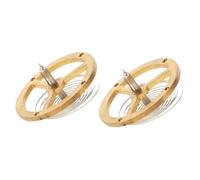 WOFASHPURET Piezas de Repuesto de Reloj Kit de 2 Ruedas de Equilibrio para Reparación y Cuidado de Relojes Despertadores Mecánicos Compatible Diferentes Tipos Accesorio DIY para Restauración