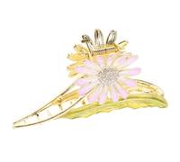 WOFASHPURET Pinzas Cabello Flores Grandes, Pinzas De Aleación De Zinc, Color Púrpura, Para Mujeres y Niñas, Uso Diario y Peinados, Sin Daños Ni Deslizamientos