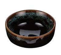 WOFASHPURET Plato de Cerámica para Tinta Color Azul Brillante, Tazón Pequeño para Caligrafía y Pintura, Contenedor Compacto para Tinta, Tintero para Estudiantes y Materiales de Arte