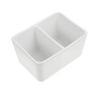 WOFASHPURET Recipiente Cerámico para Limpiar Pinceles Pequeño Cuadrado, Tintero Multifunción para Acuarela y Caligrafía, Plato de Agua de Cerámica Adecuado para Estudio y Taller Artístico