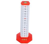 WOFASHPURET Regla Niveladora Multifuncional Roja Imán, Medidor de Contornos para Azulejos y Suelos, Herramienta de Precisión para Alicatar Paredes y Techos, Nivel Pequeño para Bricolaje