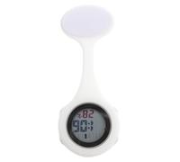 WOFASHPURET Reloj Enfermera, Reloj de EnfermeríA Broche, Reloj de Bolsillo Enfermera de Silicona con Broche, Enfermería Reloj de Enfermería de Silicona Diseño de Pin para Enfermera Doctor