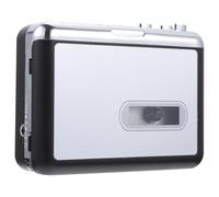 WOFASHPURET Reproductor de Casete Portátil Metálico sin Batería, Convertidor Digital USB a Mp3 Ranura para Tarjeta de Memoria, Dispositivo Ligero para Digitalizar Música Antigua, Compatible