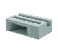 WOFASHPURET Soporte de Escritorio para Teléfono Multifuncional Amplificador de Sonido, Compatible Todos los Tamaños, Plástico Azul para Casa y Oficina, Altavoz Pasivo Portátil para Mejorar