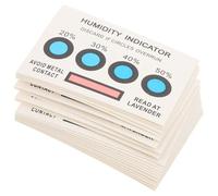 WOFASHPURET Tarjetas de Detección de Humedad Indicador de Color, 20 Unidades Reutilizables para Uso en Control de Humedad en Bodegas y Oficinas