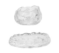 WOFASHPURET Tazón para Mezclar de Belleza Recipiente de Vidrio Transparente para Mascarillas de Barro Caseras para Mezclar Aceites Esenciales Uso Spa y Cuidado Piel