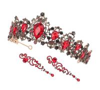 WOFASHPURET Tiara Novia Boda Conjunto Joyas De Boda Gemas De Imitación Regalar Dinero