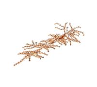 WOFASHPURET Tocado Cadena de Garras de Gemas de Imitación para Novia Pinza Lateral Brillante Pelo para Bodas