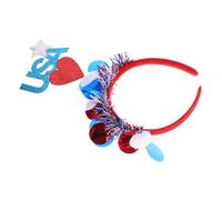 WOFASHPURET Tocado Julio Diadema Para Disfraces Festivos Adornos Cabello Decoración Patriótica