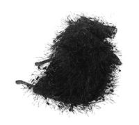 WOFASHPURET Tocado Vintage Negro Con Velo De Perlas y Diseño De Lazo Como Diadema o Sombrero Para Fiestas Bodas y Ocasiones Especiales