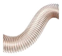 WOFDALY Conducto Flexible De Poliuretano (PU), Diámetro Interior De 40 MM, Longitud Extensible De 39,4 Pulgadas, Tubo Telescópico Transparente,Thickness 1.5mm