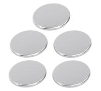 WOFDALY Placas De Acero Inoxidable 304 Hojas Redondas Sólidas Pulidas A Espejo 5PCS Diámetro 28MM Soldabilidad Juntas Planas De Metal Plateado como Recubrimientos Decorativos,Thickness 1.5mm