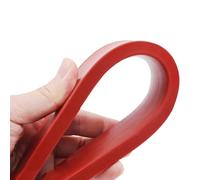 WOFDALY Tira De Sellado De Silicona Roja Maciza, Longitud 1m, Resistente Al Envejecimiento, Suave, Grosor De La Placa 5mm, Alfombrillas Planas para Reducción De Ruido,Width 50mm