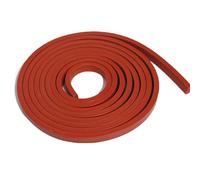 WOFDALY Tira De Sellado De Silicona Sólida Roja, Longitud 10m, Duradera, Grosor De Placa 1mm, Tabla Plana Antideslizante para Ferretería Y Maquinaria,Width 15mm