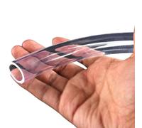 WOFDALY Tubo De PVC Transparente Manguera De Aire Multiusos Transparente, Flexible, 10 Mm De Diámetro Interior X 12 Mm De Diámetro Exterior,Length: 30 Meter