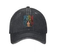 WoGod Says I Am Christian Afro Demin Gorra de Camionero Ligera para Mujer Hombre Verano