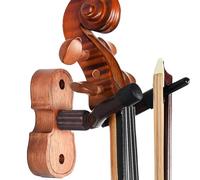Wogod violín Hanger ganchos de pared para hogar y estudio para violín o Viola. Hecho de madera