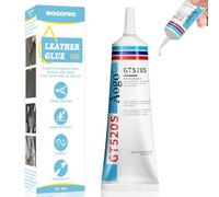WOGOPRO Pegamento para cuero extra fuerte, adhesivo profesional para cuero, transparente, resistente al agua, pegamento para cuero, perfecto para reparar todo tipo de cuero, zapatos, bolsos, sofás