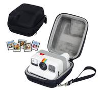 WOGOZAN Funda protectora para cámara Polaroid Go Gen2/9035/9071/9070 de impresión instantánea, funda rígida con correa de hombro ajustable y mini marcos magnéticos (negro) (sin cámara)