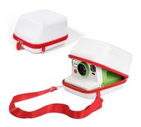 WOGOZAN Funda protectora para cámara Polaroid Now 2ª/3ª, Now+ Gen 2/3ª, I-Type, OneStep+, Onestep 2, FILP, cámara de película instantánea, funda rígida con correa ajustable para el hombro (blanco